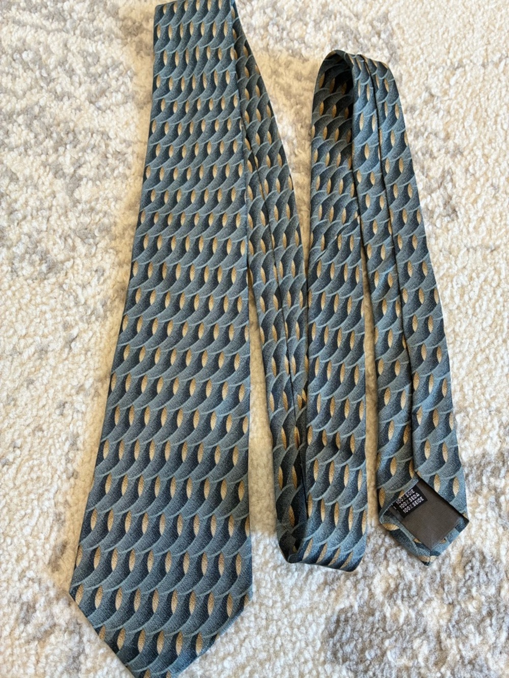 Geometric Silk Tie
